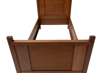 Hendrik Wouda Art Deco Modernist Single Bed for Pander, 1924